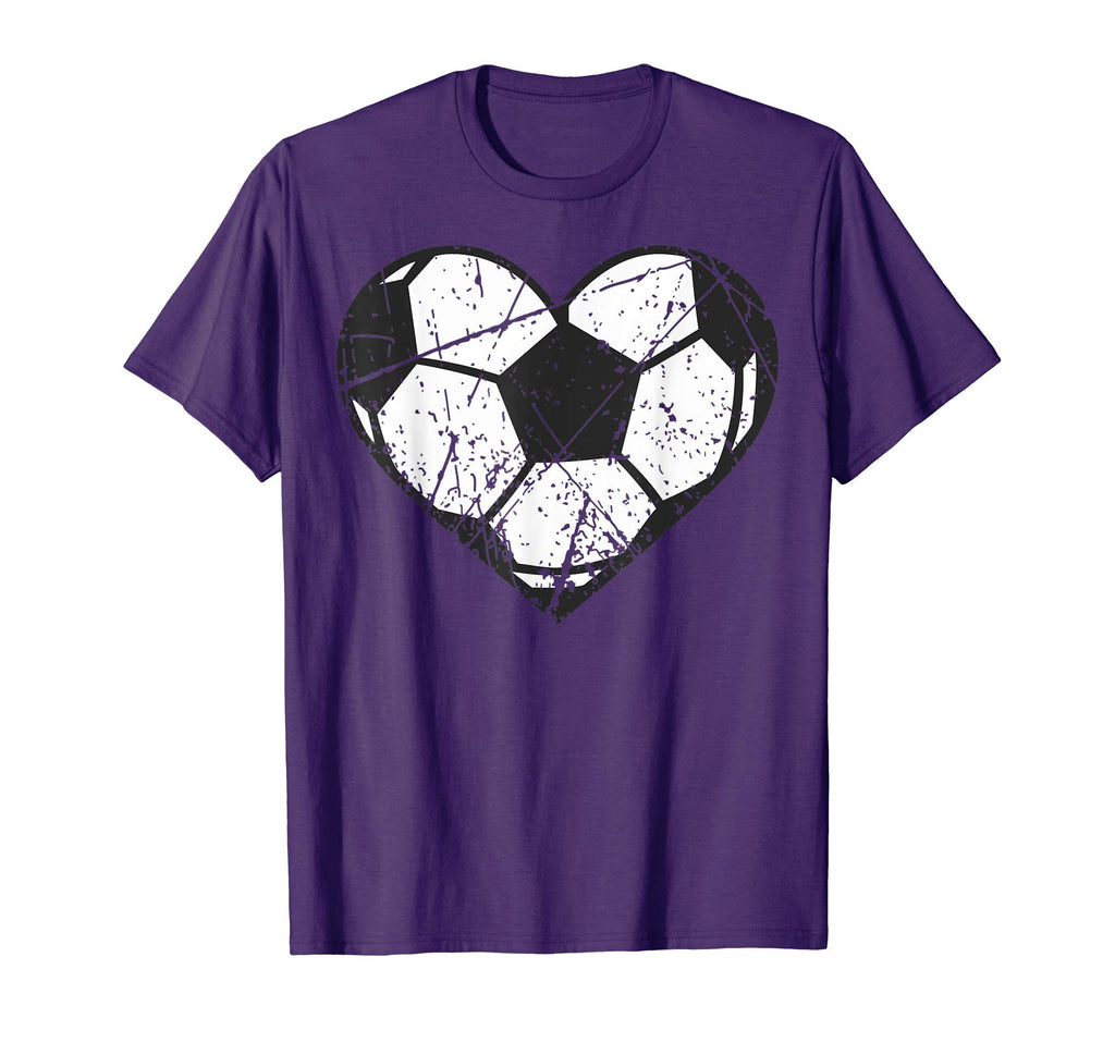 Soccer Ball Heart Valentines Day T-Shirt - Trendy Graphic Men Women - T-Shirt, Sweatshirt, Hoodie