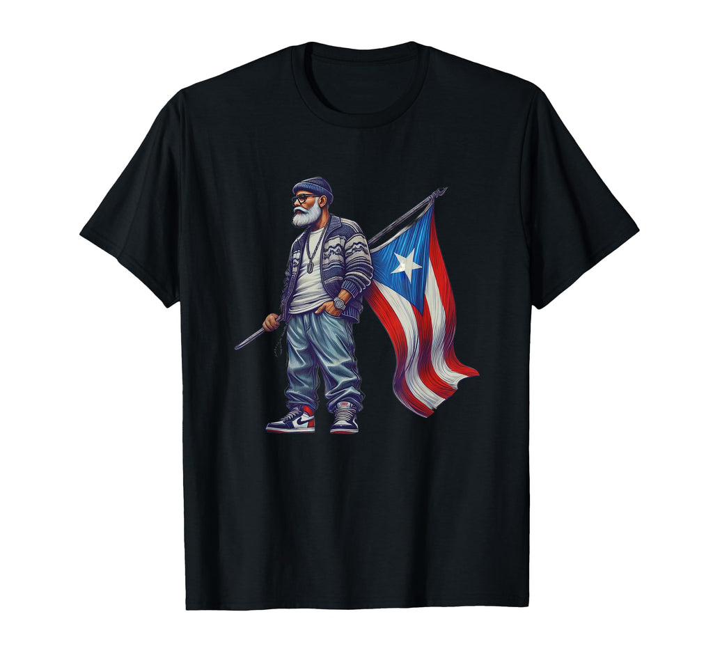 Abuelo Boricua Grandpa Puerto Rican T-Shirt - Novelty Apparel for Adults - T-Shirt, Sweatshirt, Hoodie