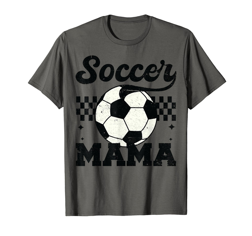 Checkered Soccer Mama Soccer Mom T-Shirt - Aesthetic Graphic Men Women - T-Shirt, Sweatshirt, Hoodie