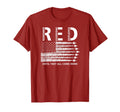 Red American Flag Remember Everyone T-Shirt - Casual Everyday Wear Unisex - T-Shirt, Sweatshirt, Hoodie