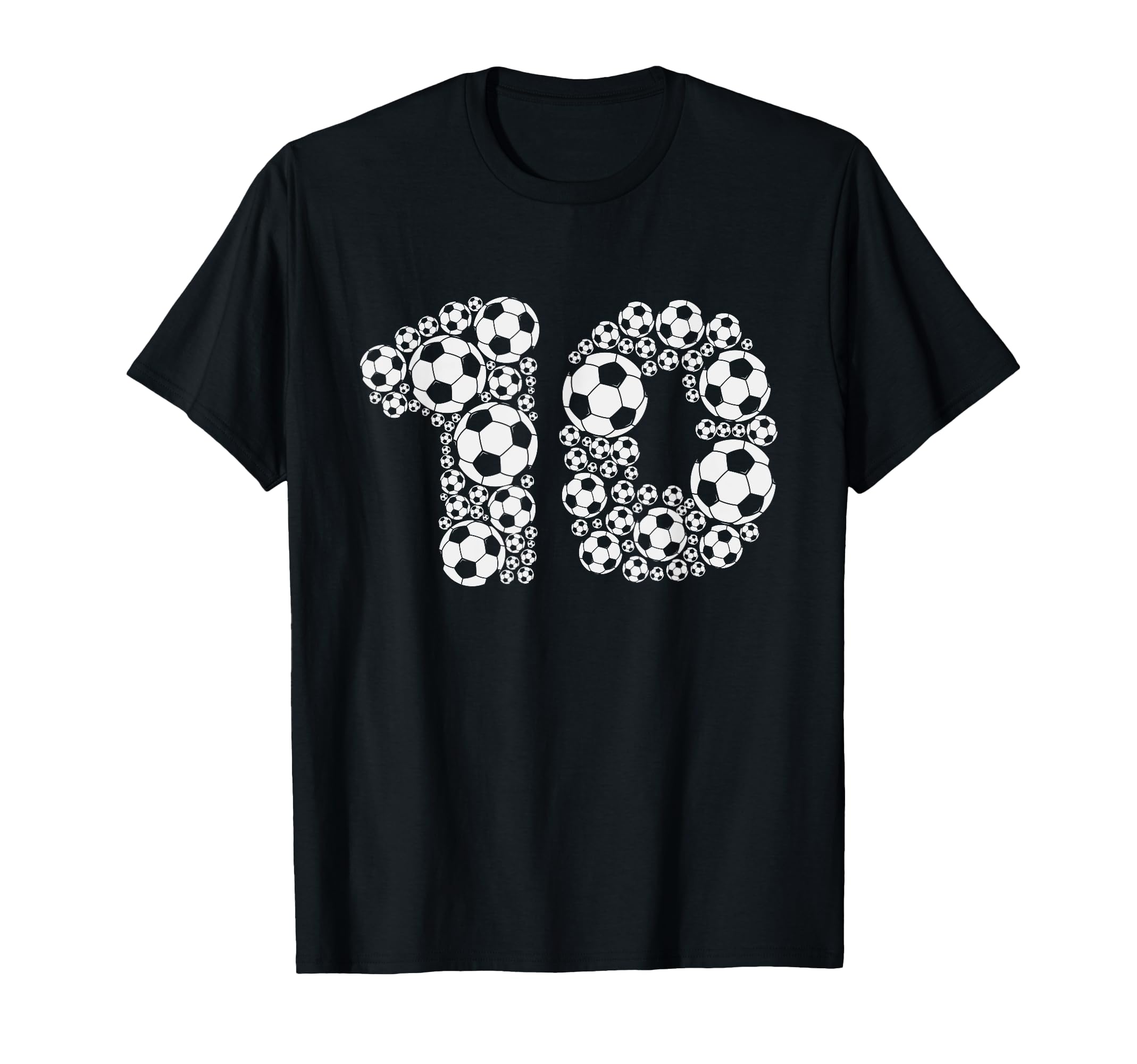Soccer 10Th Birthday 10 Years T-Shirt - Aesthetic Graphic Unisex - T-Shirt, Sweatshirt, Hoodie