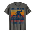 Cycling Dad Like Regular Dad But Cooler T-Shirt - Aesthetic Graphic Unisex - T-Shirt, Sweatshirt, Hoodie
