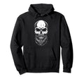 Bearded Skull Lazy Halloween Costume Hoodie - Unique Graphic Men Women - T-Shirt, Sweatshirt, Hoodie