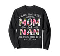 I Have Two Titles Mom And Nan Funny Sweatshirt - Graphic Print Men Women - T-Shirt, Sweatshirt, Hoodie