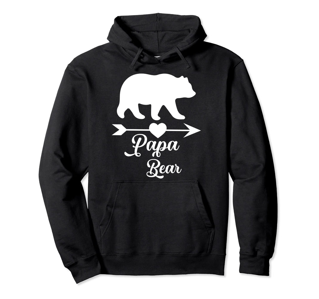 Papa Bear Father Dad Gifts Hoodie - Unique Graphic Men Women - T-Shirt, Sweatshirt, Hoodie