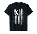 American Flag Soccer Soccer T-Shirt - Graphic Print Unisex - T-Shirt, Sweatshirt, Hoodie