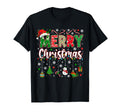 Merry Red Santa Hat Reindeer Matching T-Shirt - Unique Graphic Unisex - T-Shirt, Sweatshirt, Hoodie