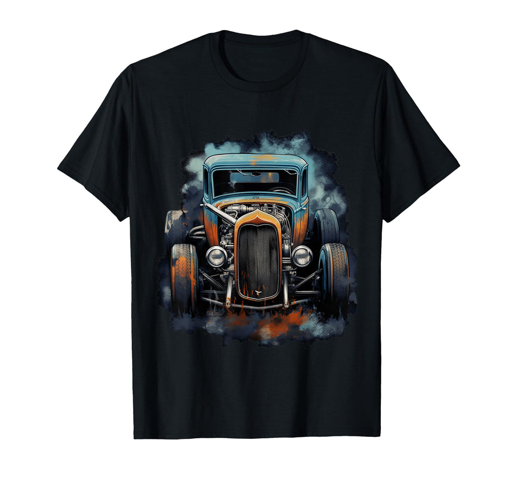 Rust Bucket Hot Rod Rat Rod Car T-Shirt - Aesthetic Graphic for Adults - T-Shirt, Sweatshirt, Hoodie