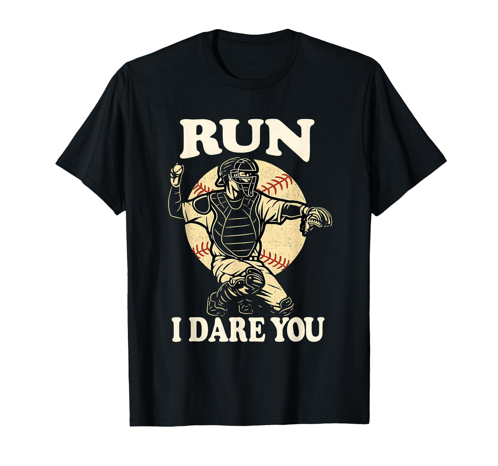 Funny Run Steal I Dare You Baseball Fans T-Shirt - Minimalist Print Unisex - T-Shirt, Sweatshirt, Hoodie