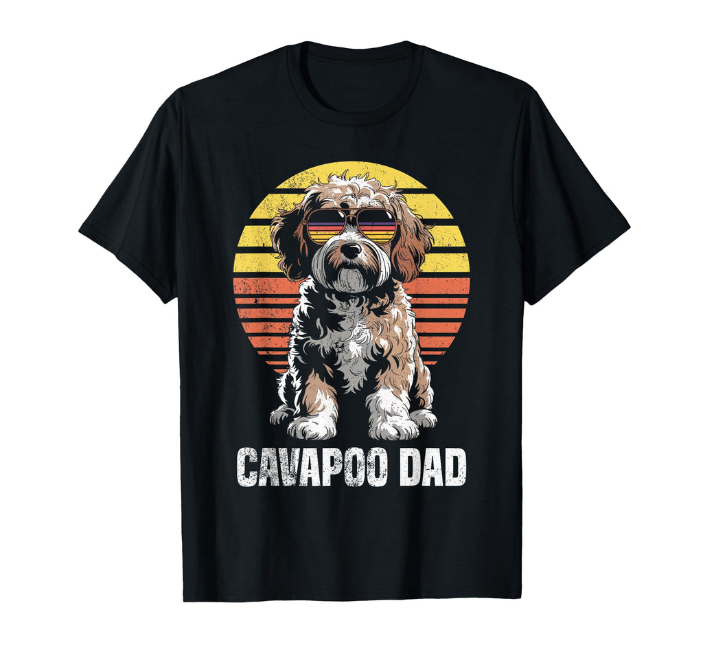 Cavapoo Dad Funny Dog Owner T-Shirt - Graphic Print Men Women - T-Shirt, Sweatshirt, Hoodie
