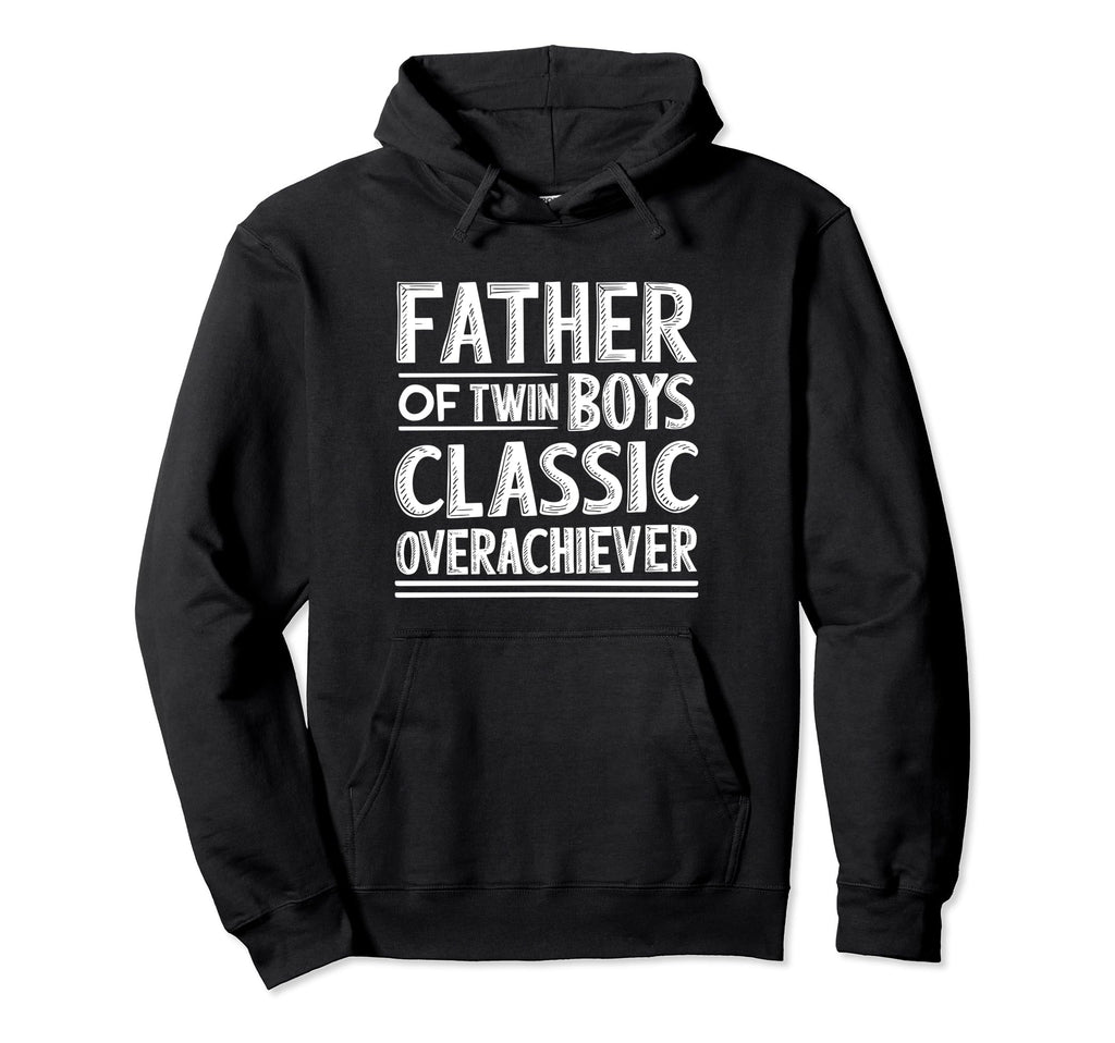 Twin Dad Novelty Funny Daddy Fathers Day Hoodie - Trendy Graphic Unisex - T-Shirt, Sweatshirt, Hoodie