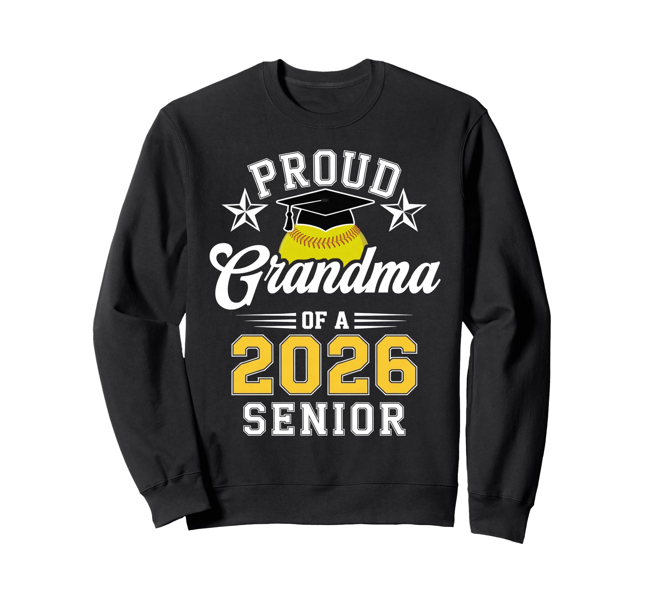 Proud Grandma 2026 Senior Sweatshirt - Aesthetic Graphic Men Women - T-Shirt, Sweatshirt, Hoodie