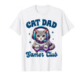 Gamer Video Gaming Lover Cat Lover T-Shirt - Custom Art Print for Adults - T-Shirt, Sweatshirt, Hoodie