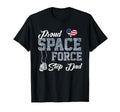 Proud Space Force Step Dad Us Military T-Shirt - Custom Art Print Unisex - T-Shirt, Sweatshirt, Hoodie