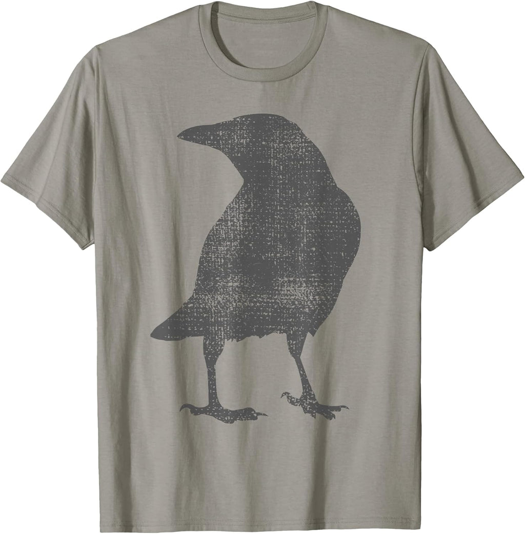 Crow Blackbird Raven Bird Vintage - Adult & Kids T-Shirts, Sweatshirts & Hoodies apparel design preview 1