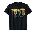 Original Parts 1978 And 47Th Bday T-Shirt - Casual Everyday Wear Unisex - T-Shirt, Sweatshirt, Hoodie