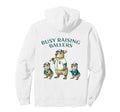 Busy Raising Baller Baseball Hoodie - Fun Novelty Design for Adults - T-Shirt, Sweatshirt, Hoodie
