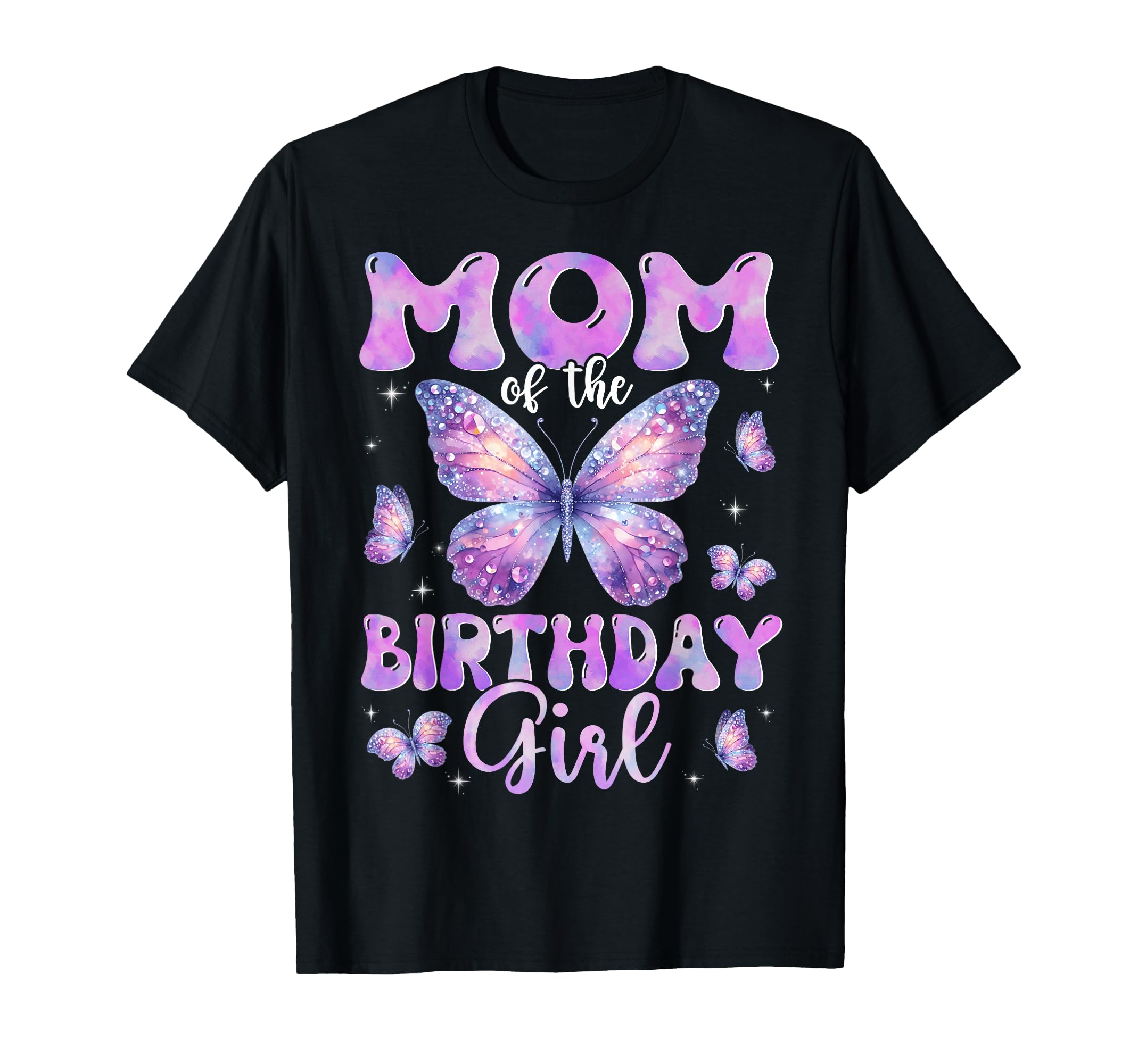 Mom Birthday Butterfly Family T-Shirt - Minimalist Print for Adults - T-Shirt, Sweatshirt, Hoodie