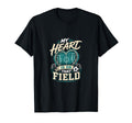 My Heart Is That Field Soccer Mom T-Shirt - Trendy Graphic Unisex - T-Shirt, Sweatshirt, Hoodie