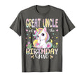 Great Uncle Birthday Kawaii Unicorn T-Shirt - Streetwear Style Men Women - T-Shirt, Sweatshirt, Hoodie