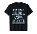 Im Not Yelling This Is My Soccer Coach T-Shirt - Minimalist Print Unisex - T-Shirt, Sweatshirt, Hoodie