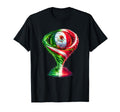 Mexican Flag Soccer Ball Tornado Mexican T-Shirt - Novelty Apparel Unisex - T-Shirt, Sweatshirt, Hoodie