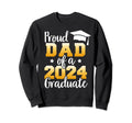 Proud Dad Class 2024 Graduate Senior Sweatshirt - Minimalist Print Unisex - T-Shirt, Sweatshirt, Hoodie
