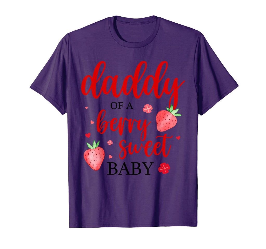 Daddy Berry Sweet One Strawberry First T-Shirt - Graphic Print for Adults - T-Shirt, Sweatshirt, Hoodie