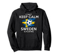 Sweden Football Fan Soccer Game Player Hoodie - Novelty Apparel Unisex - T-Shirt, Sweatshirt, Hoodie