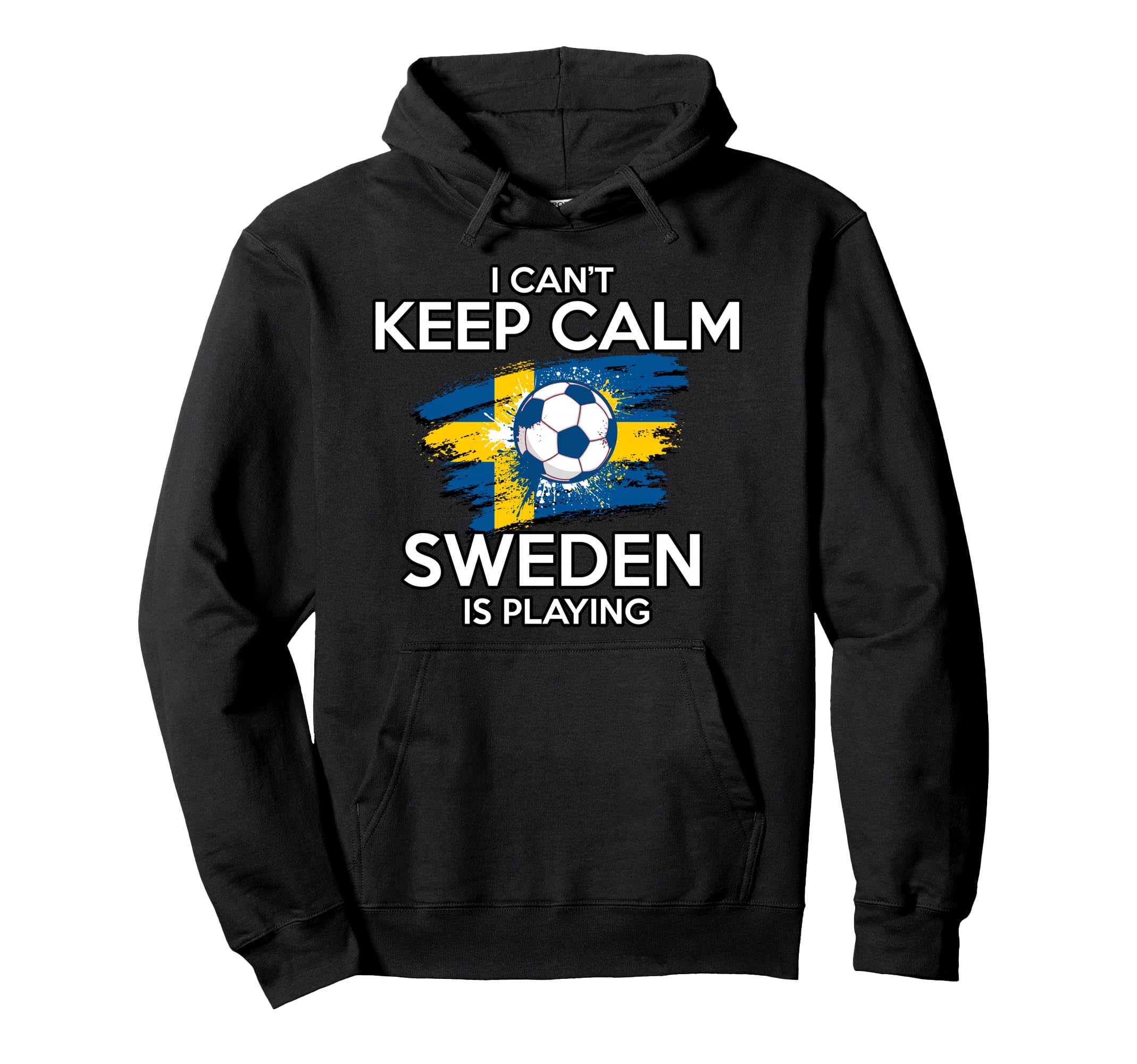 Sweden Football Fan Soccer Game Player Hoodie - Novelty Apparel Unisex - T-Shirt, Sweatshirt, Hoodie