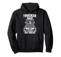 Trucker Truck Driver Dad Like Normal Dad Hoodie - Trendy Graphic Men Women - T-Shirt, Sweatshirt, Hoodie