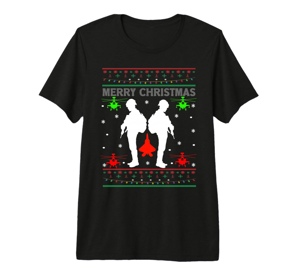 Merry Army Military Ugly Us T-Shirt - Fun Novelty Design Men Women - T-Shirt, Sweatshirt, Hoodie