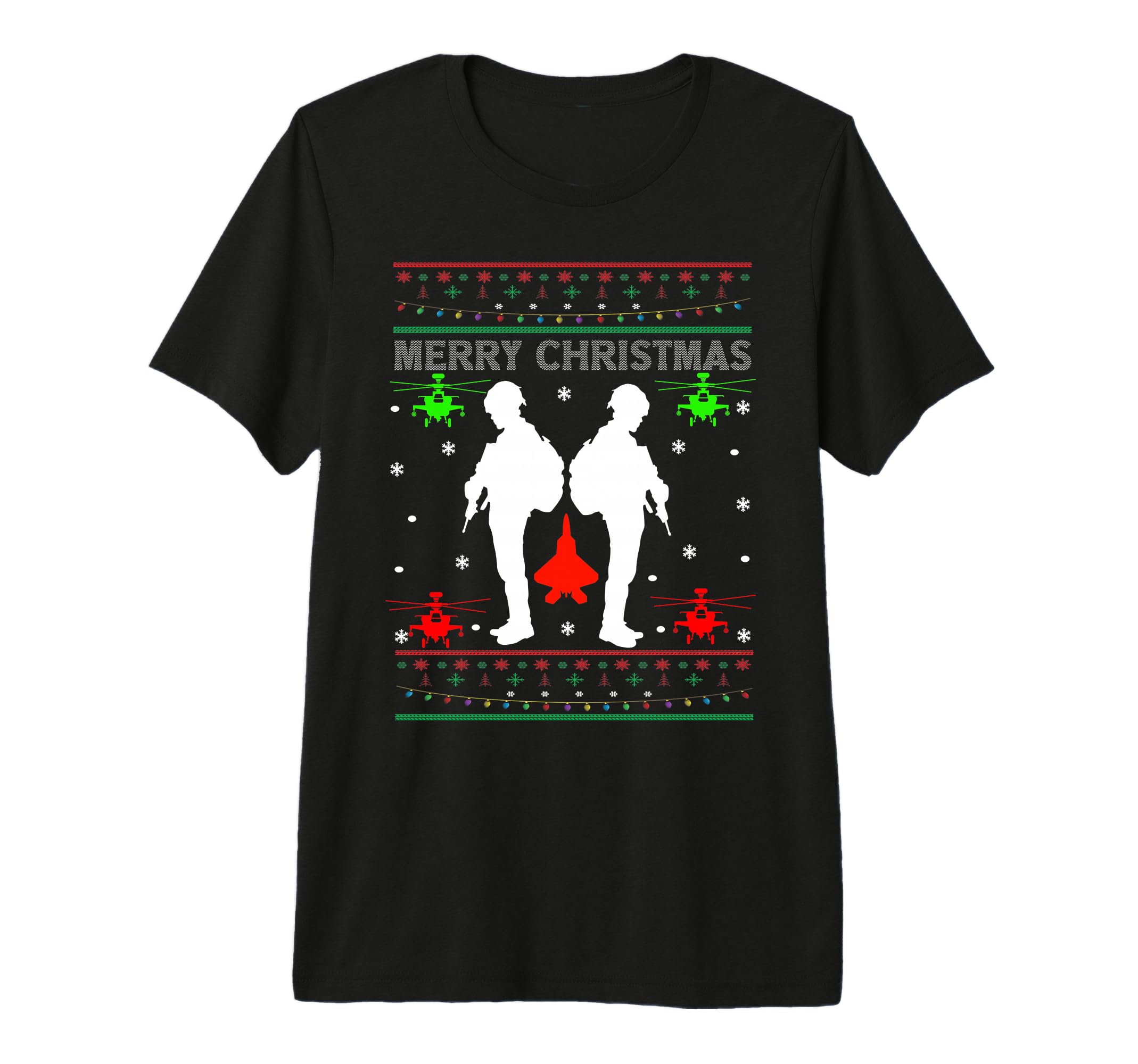 Merry Army Military Ugly Us T-Shirt - Fun Novelty Design Men Women - T-Shirt, Sweatshirt, Hoodie