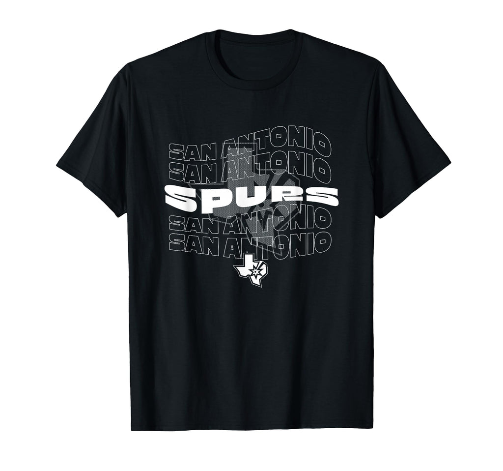 Nba San Antonio Spurs Wave Outline Team T-Shirt - Unique Graphic Unisex - T-Shirt, Sweatshirt, Hoodie