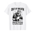 Hiker Out Breath Hiking Society Otter T-Shirt - Graphic Print Men Women - T-Shirt, Sweatshirt, Hoodie
