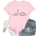 Dinosaur Women Cute Graphic Funny Dino for Teen Girls - Adult & Kids T-Shirts, Sweatshirts & Hoodies apparel design preview 1