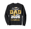 Dad Senior 2026 Proud Dad Class Sweatshirt - Trendy Graphic for Adults - T-Shirt, Sweatshirt, Hoodie