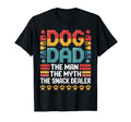 Dog Dad Myth Snack Dealer Funny Dad T-Shirt - Unique Graphic Unisex - T-Shirt, Sweatshirt, Hoodie