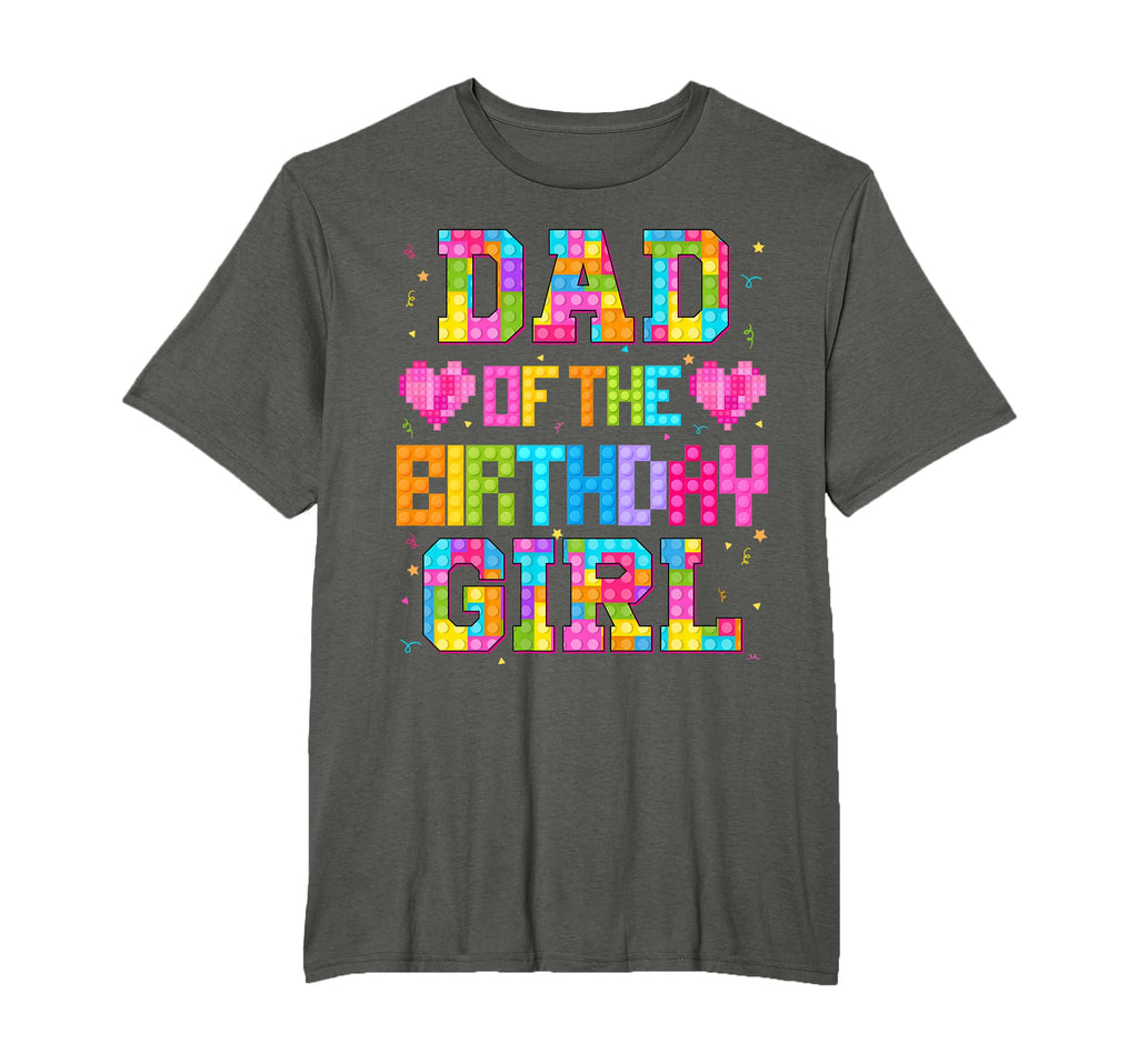 Dad And Mom Birthday Build Brick T-Shirt - Aesthetic Graphic Men Women - T-Shirt, Sweatshirt, Hoodie