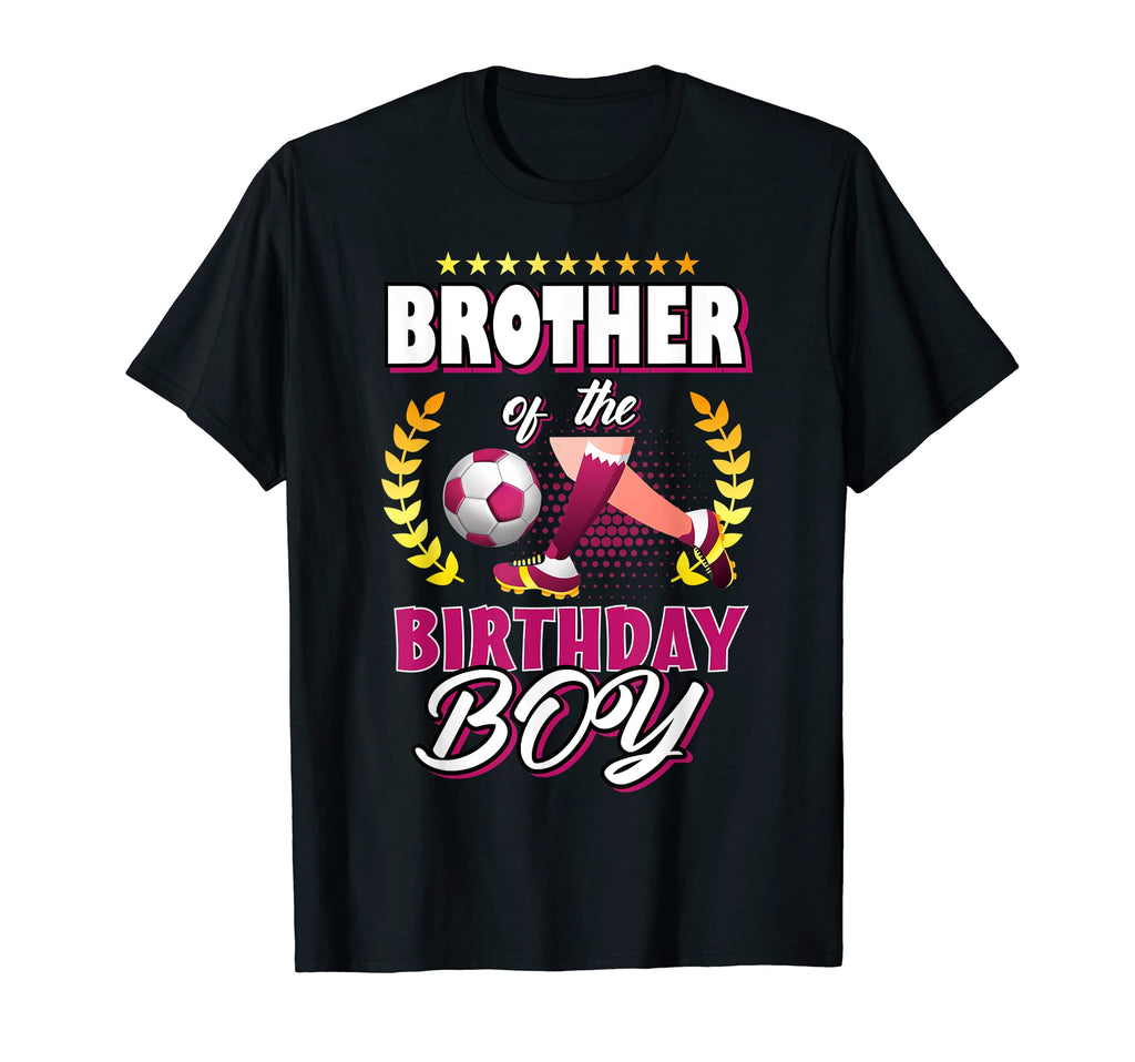 Brother Birthday Soccer Player Matching T-Shirt - Graphic Print Unisex - T-Shirt, Sweatshirt, Hoodie
