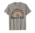 Glitter Dirt Mom Mama Both Leopard Camo T-Shirt - Minimalist Print Unisex - T-Shirt, Sweatshirt, Hoodie