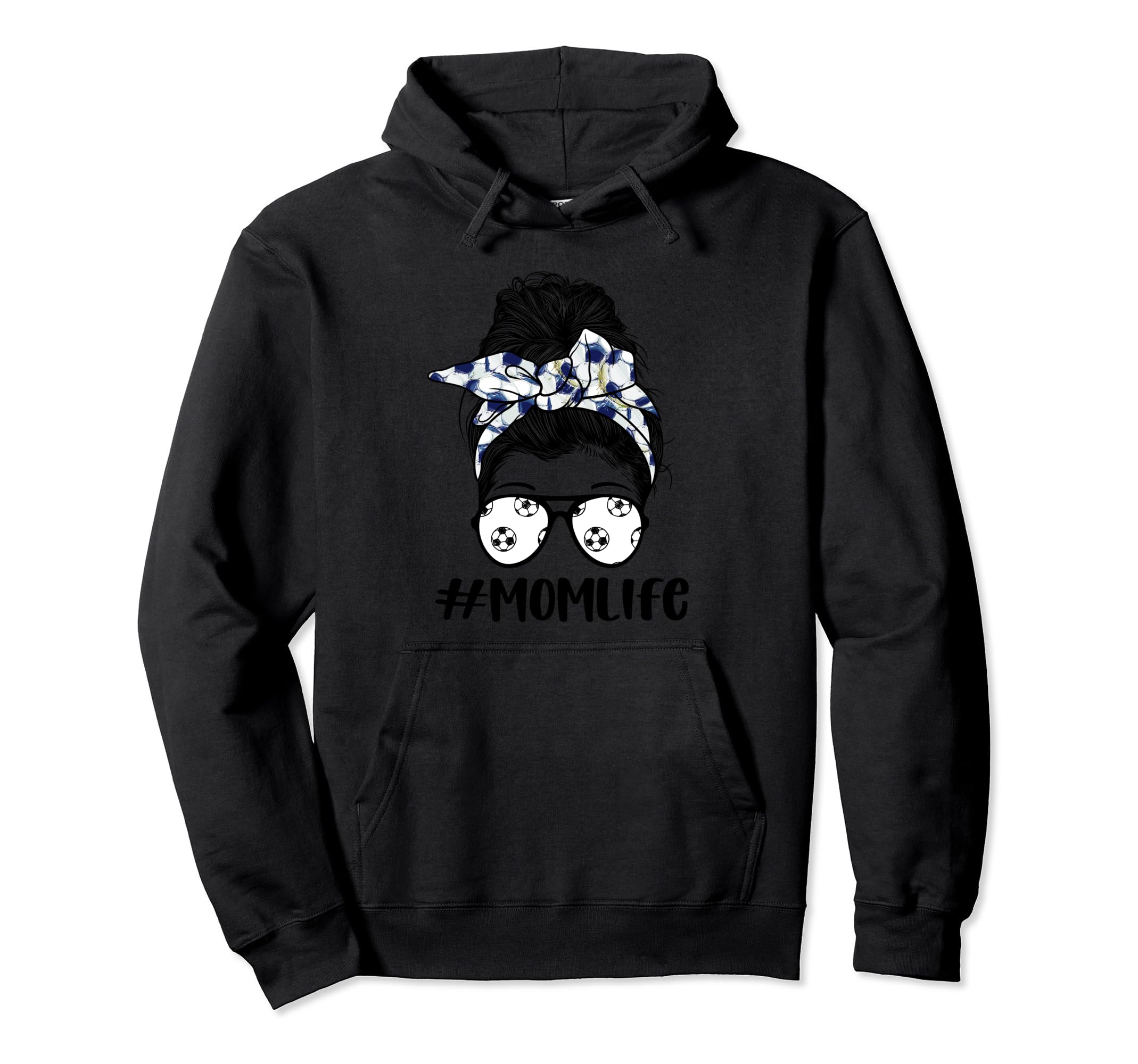 Mom Life Soccer Lover Mothers Day Hoodie - Custom Art Print Men Women - T-Shirt, Sweatshirt, Hoodie