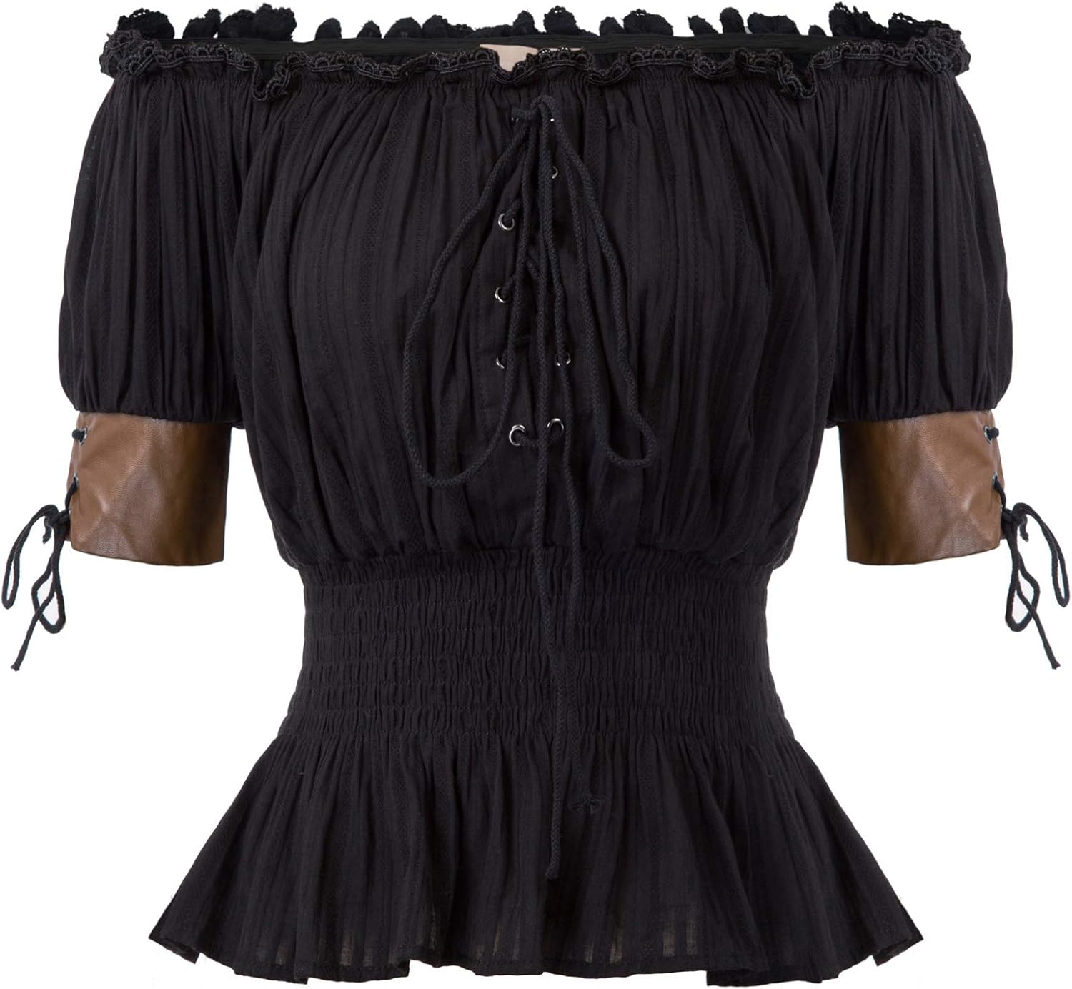Women Renaissance Off Shoulder Blouse Smocked Waist - Adult & Kids T-Shirts, Sweatshirts & Hoodies apparel design preview 1