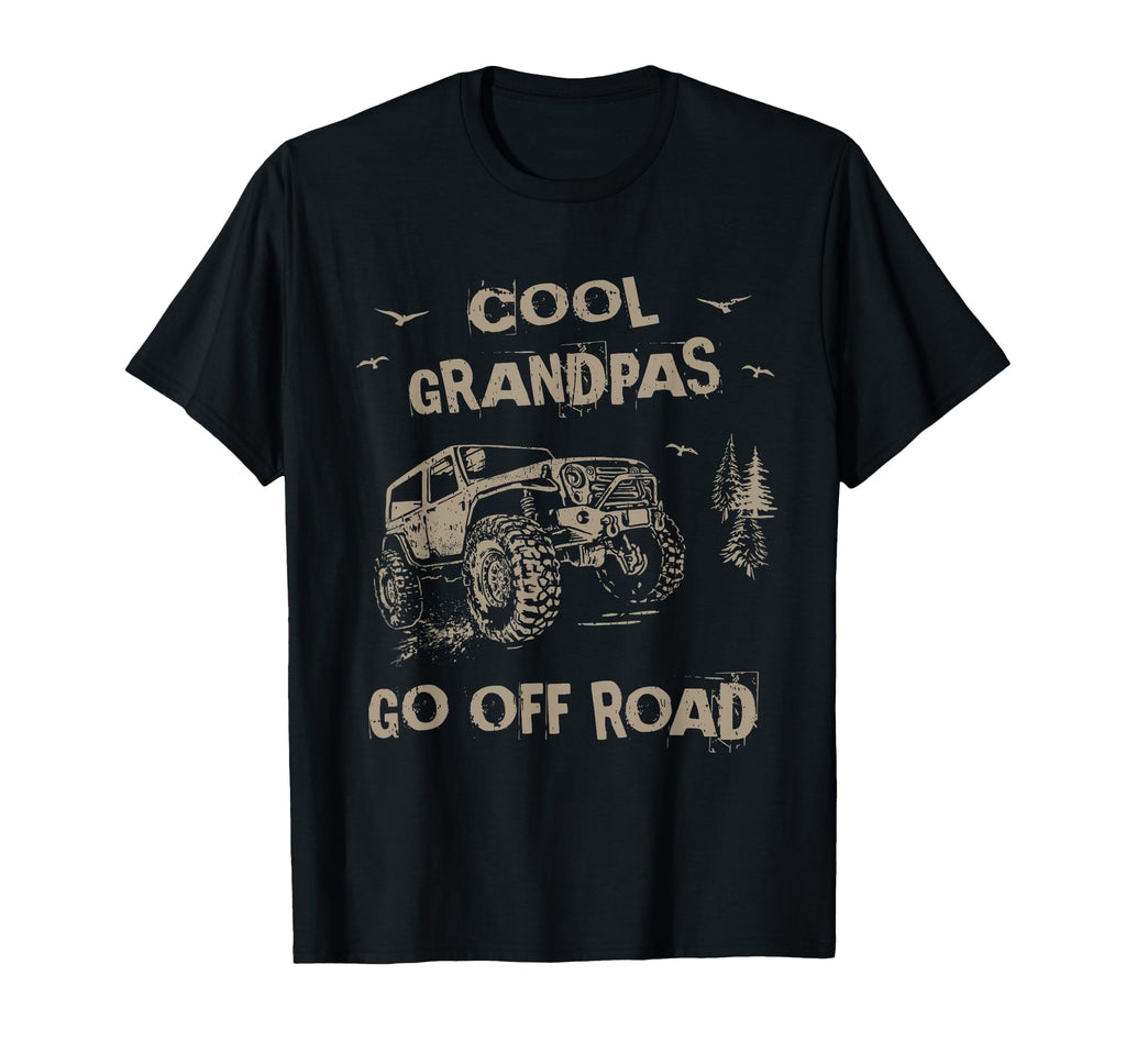 Off Road 4X4 Grandpas Go Offroad T-Shirt - Custom Art Print Unisex - T-Shirt, Sweatshirt, Hoodie