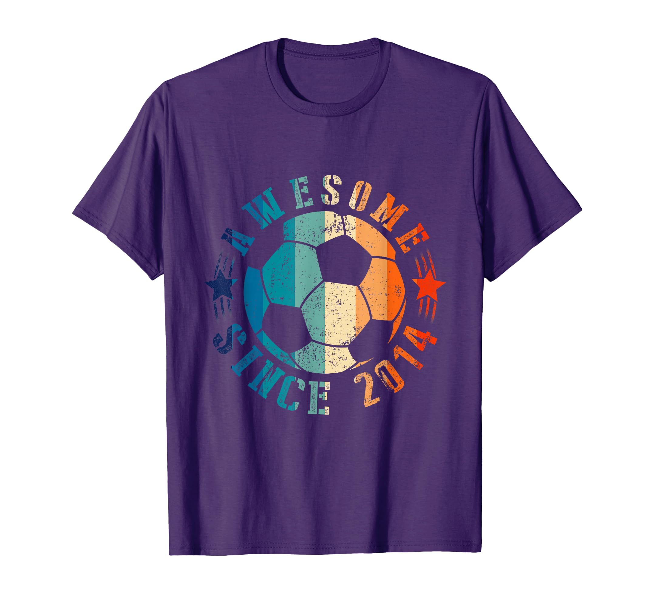 Awesome Since 2014 9Th Birthday 9 T-Shirt - Fun Novelty Design for Adults - T-Shirt, Sweatshirt, Hoodie