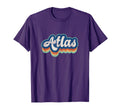 Atlas First Name 70S 80S Personalized T-Shirt - Aesthetic Graphic Unisex - T-Shirt, Sweatshirt, Hoodie