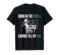Funny Born 1990S Old Gamer Dad 80S T-Shirt - Minimalist Print Men Women - T-Shirt, Sweatshirt, Hoodie