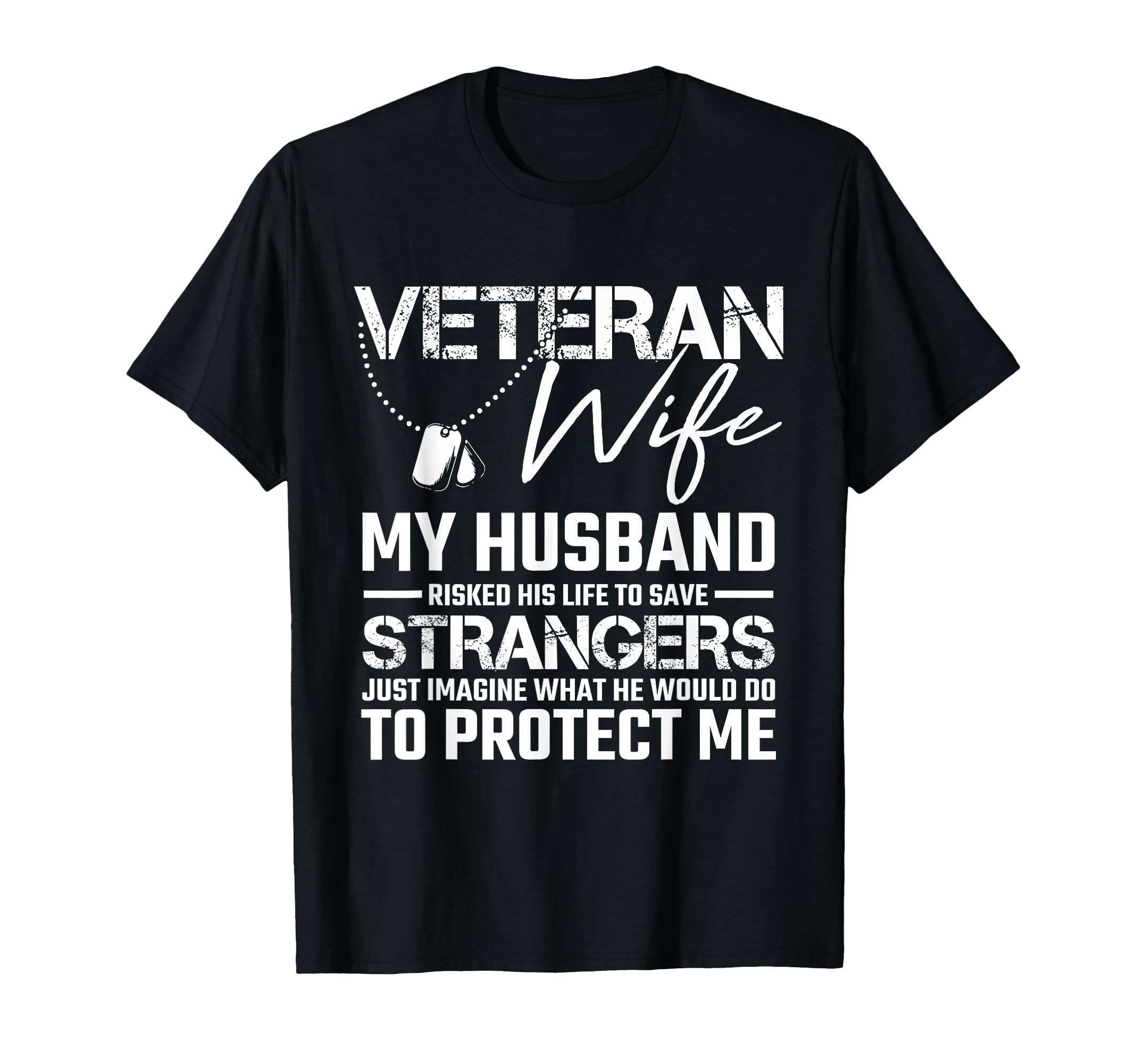 Veteran Wife Army Husband Soldier T-Shirt - Minimalist Print Men Women - T-Shirt, Sweatshirt, Hoodie
