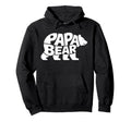 Papa Bear Dad Father Polar Bear Hoodie - Graphic Print Unisex - T-Shirt, Sweatshirt, Hoodie