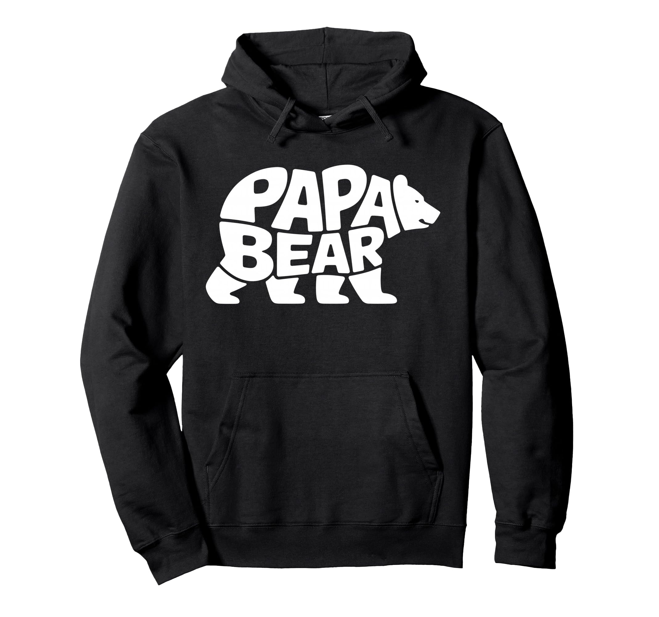 Papa Bear Dad Father Polar Bear Hoodie - Graphic Print Unisex - T-Shirt, Sweatshirt, Hoodie